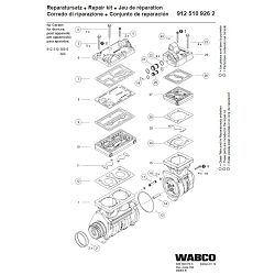 REPARATURNI SET KOMPRESORA 9125109262 WABCO OE