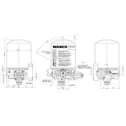 ISUŠIVAČ ZRAKA 10.0±0.2 BAR - WABCO