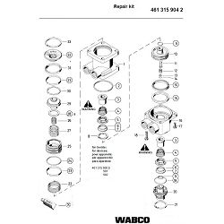 REPARATURNI SET KOČIONE PEDALE - WABCO