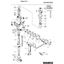 REPARATURNI SET VENTILA JASTUKA  - WABCO