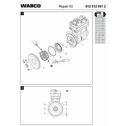 SET ZA POPRAVAK KOMPRESORA VOLVO, RENAULT WABCO