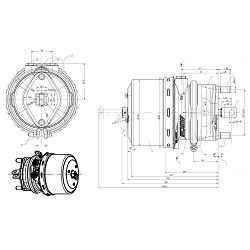 TRISTOP CILINDAR 16/24 - WABCO