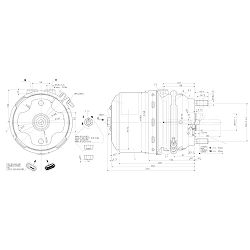 TRISTOP CILINDAR 27/30 IBV, 65/65 - WABCO