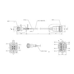 KABEL PRIKOLIČNI EBS, L=14,5m - WABCO