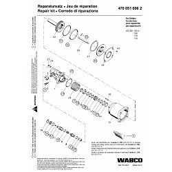 REPARATURNI SET ZRAČNIH KOČNICA - WABCO