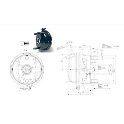 MEMBRANSKI CILINDAR TIP 20 MAN - WABCO 75MM