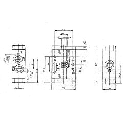 PNEUMATSKI VENTIL - WABCO 1/4 i 1/8 PRIKLJUČAK ALTER. 5710400000 I SPOJNICE