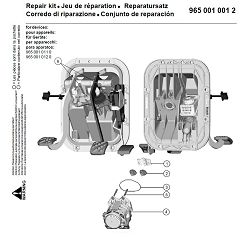 REPARATURNI SET GLAVNOG VENTILA - WABCO - RVI KREAX PREM.