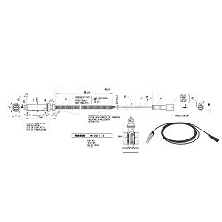 SENZOR ABS 3000mm CRNI KONEKTOR - WABCO