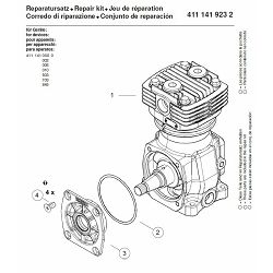 REPARATURNI SET KOMPRESORA WABCO