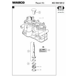 REPARATURNI SET PODIZNOG VENTILA WABCO (RUČICA DIO)