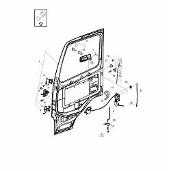 VRATA kpl. VOLVO FM4, DESNA - VOLVO OE
