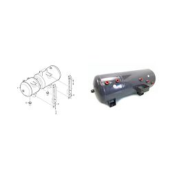 REZERVOAR ZRAKA S NOSAČIMA, V=170L: P=12.5B, DAF XF, CF, CD, XG - OE