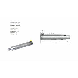 HIDRAULIČNI CILINDAR 40x30x200, L-326, 3/8" BSP