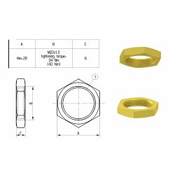 MATICA M22X1,5, DIN80705 - WABCO