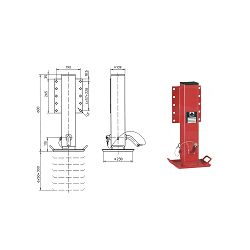 NOGAR, L=D, H-600mm, Typ 8734.5 - HAACON