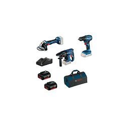 BOSCH PROFESIONALL SET ALATA GSR185LI + GWS180LI + GBH180LI + Torba