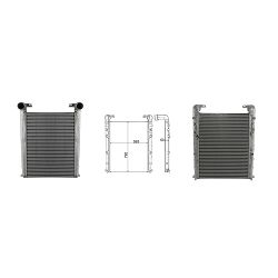 INTERCOOLER RVI C, D; VOLVO FE, FE II D7E240-G9K32012.09 - MAHLE