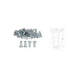 ZAKOVICE 6.65X18MM ČELIK SCANIA 100KOM