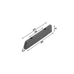 ODBOJNA GUMA KRONE 285x55x24