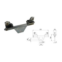 ROLER KROVA PRIKOLICE 323X59, KRONE - EDSCHA