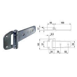 PANIK ZATVARAČ 140,5 X 62,5mm