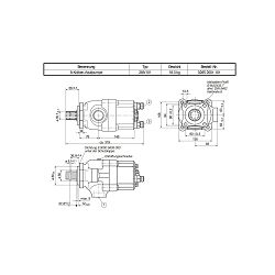 PUMPA 38cm3/r, 285/11 - MEILLER