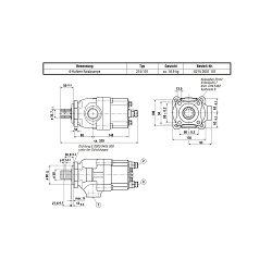 PUMPA 2X38L, 2400 o/min - MEILLER