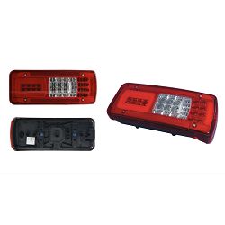 STRAŽNJA LAMPA DESNA, LC11, LED, 24V, s rasvjetom tablice, reflektor, side clearance, HDSCS 8PIN, IVECO STRALIS - VIGNAL