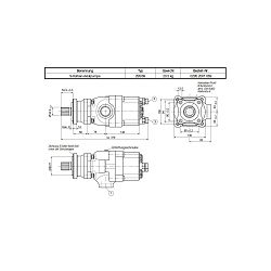 PUMPA 295/69, 52cm3/r, 26cm3/r - MEILLER