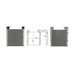 INTERCOOLER HLADNJAK MOTORA, EURO 6, RVI D; VOLVO FL III