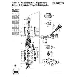 REPARATUR SET RUČICE RUČNE KOČNICE - WABCO