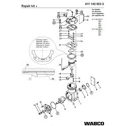 GARNITURA KOMPRESORA - WABCO