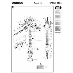 GAR. REG. PRITISKA 9753030012 - WABCO