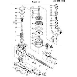 REP. SET REGULATORA SILE KOČENJA - WABCO