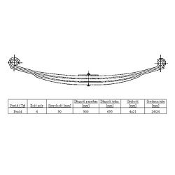 GIBANJ PREDNJI MAN 4x90/900x695, F90/2000 35-41t