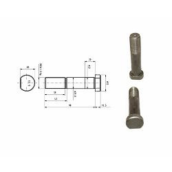 VIJAK KOTAČA PRED. M22x1,5x98mm, MB, MAN TGA-S-M