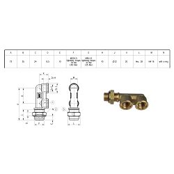 PRIKLJUČAK F 2XŽM16X1,5/MM22X1,5