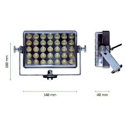 RADNI FAR 140X100 LED DIODA 12-30V, 35xLED, 6000Lm