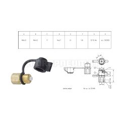 ISPITNI PRIKLJUČAK M14X1,5 UNUTARNJI NAVOJ - WABCO